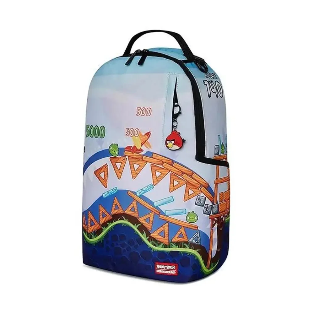 Sprayground Angry Birds Shark Defense Backpack Multicolor Shoulder Strap SPR147